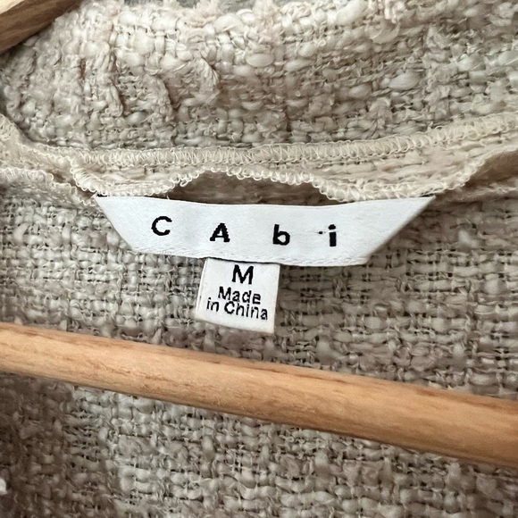 CABI|  Estate Chenille Double Breasted Button Up Coat - Picture 4 of 8